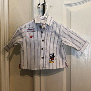 Disney Infant Boys Mickey Mouse Shirt 0-3M